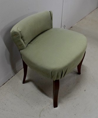 Small Mid-Century Green Side Chair, 1950s-RVK-584025