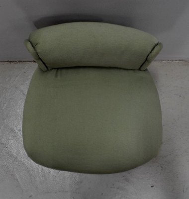 Small Mid-Century Green Side Chair, 1950s-RVK-584025