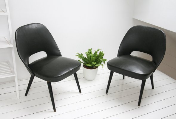 Small Mid-Century Italian Lounge Chairs, 1960s, Set of 2-HGJ-557629