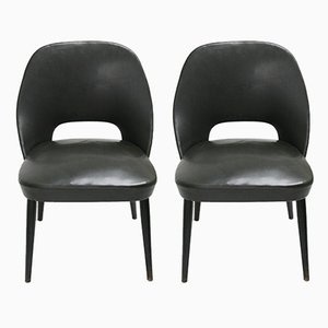 Small Mid-Century Italian Lounge Chairs, 1960s, Set of 2-HGJ-557629