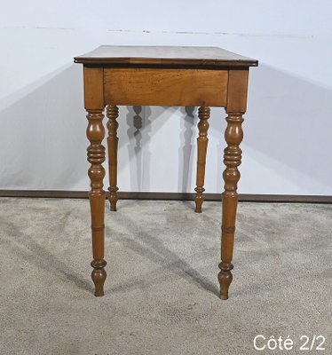 Small Mid-Century Louis-Philippe Writing Table in Cherry-RVK-1702757