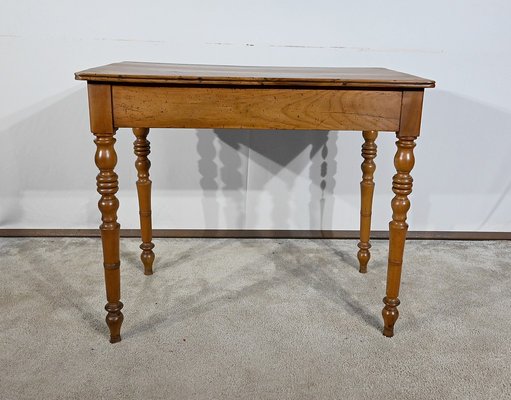 Small Mid-Century Louis-Philippe Writing Table in Cherry-RVK-1702757