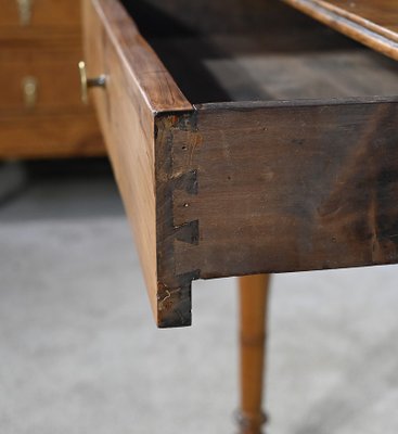 Small Mid-Century Louis-Philippe Writing Table in Cherry-RVK-1702757