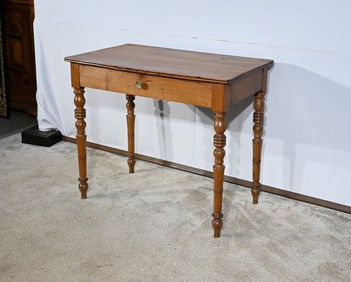 Small Mid-Century Louis-Philippe Writing Table in Cherry-RVK-1702757