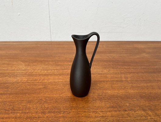 Small Mid-Century Minimalist Wormser Terra-Sigillata Pottery Carafe Vase, Germany, 1960s-UAH-1703941