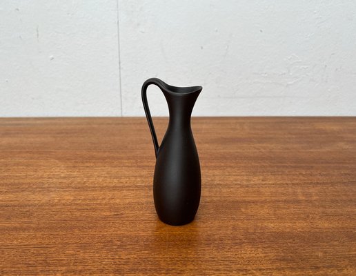 Small Mid-Century Minimalist Wormser Terra-Sigillata Pottery Carafe Vase, Germany, 1960s-UAH-1703941