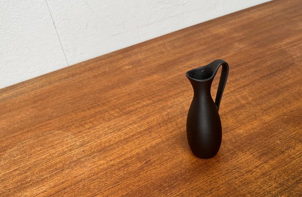 Small Mid-Century Minimalist Wormser Terra-Sigillata Pottery Carafe Vase, Germany, 1960s-UAH-1703941