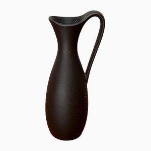 Small Mid-Century Minimalist Wormser Terra-Sigillata Pottery Carafe Vase, Germany, 1960s-UAH-1703941