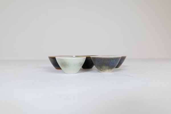 Small Mid-Century Modern Swedish Bowls by Carl-Harry Stålhane for Rörstrand, Set of 5-UYK-1194631