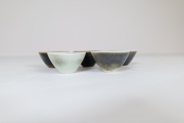 Small Mid-Century Modern Swedish Bowls by Carl-Harry Stålhane for Rörstrand, Set of 5-UYK-1194631