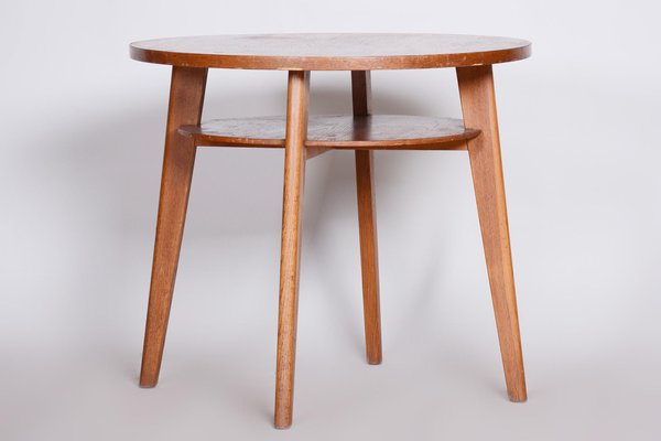 Small Mid-Century Oak Table, Czech, 1950s-WHY-1096077