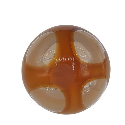 Small Mid-Century Orange Ball Vase, Sweden-TCS-1144173