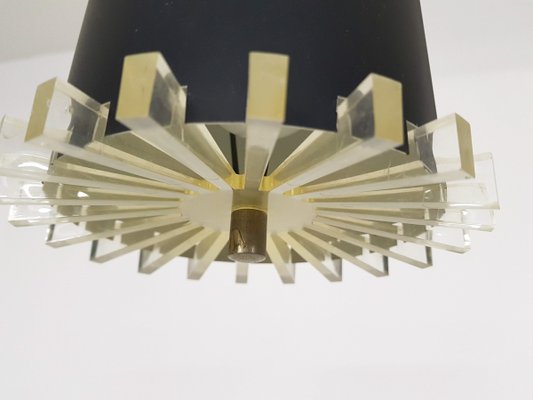 Small Mid-Century Pendant Lamp Attributed to Raak, 1960s-ZO-609317