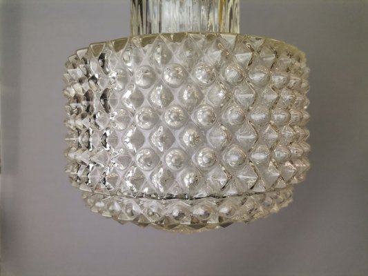 Small Mid-Century Portuguese Glass Hanging Lamp, 1960s-SCS-1739733