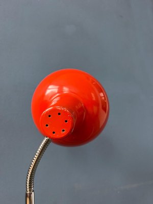 Small Mid-Century Red Adjustable Desk Lamp-ZBK-2022370