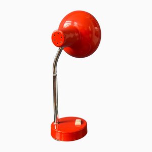 Small Mid-Century Red Adjustable Desk Lamp-ZBK-2022370