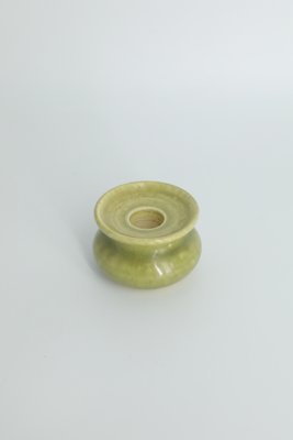 Small Mid-Century Scandinavian Modern Collectible Stoneware Candleholder from Gunnars Ceramics Höganäs, 1960s-ZAA-1780045