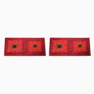 Small Mid-Century Scandinavian Wool Rugs, 1970s, Set of 2-TZ-1123939