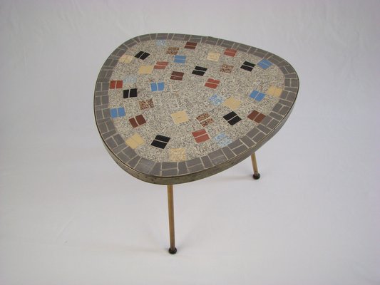 Small Mid-Century Tripod Mosaic Plans Stand, 1950s-SFQ-1793854