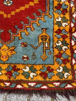 Small Mid-Century Turkish Ushak Rug-YMM-1161710