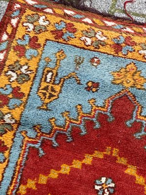 Small Mid-Century Turkish Ushak Rug-YMM-1161710