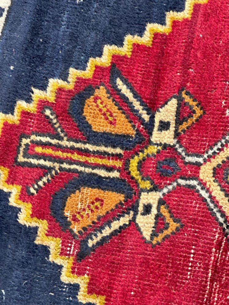 Small Mid-Century Turkish Yastik Rug, 1940s