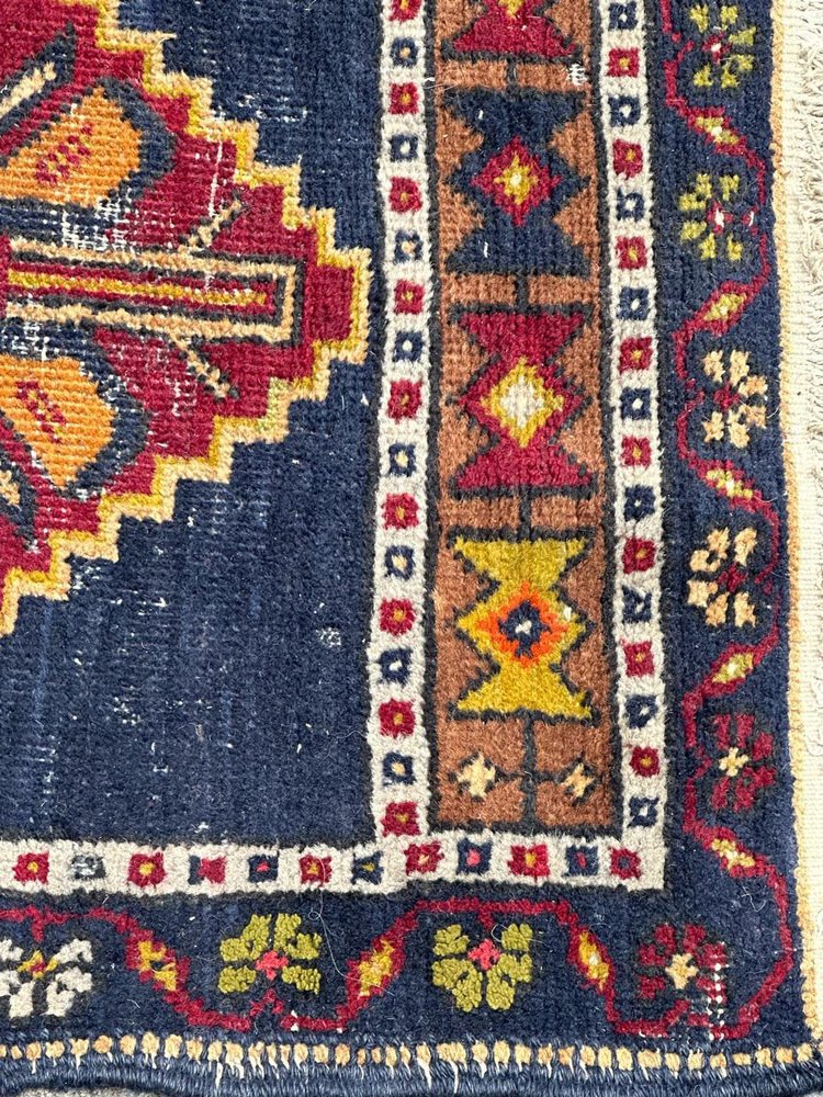 Small Mid-Century Turkish Yastik Rug, 1940s