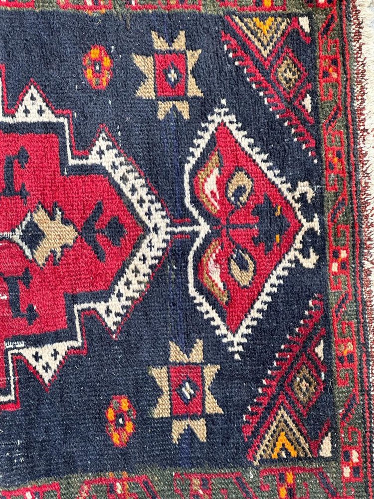 Small Mid-Century Turkish Yastik Rug from Bobyrugs, 1940s