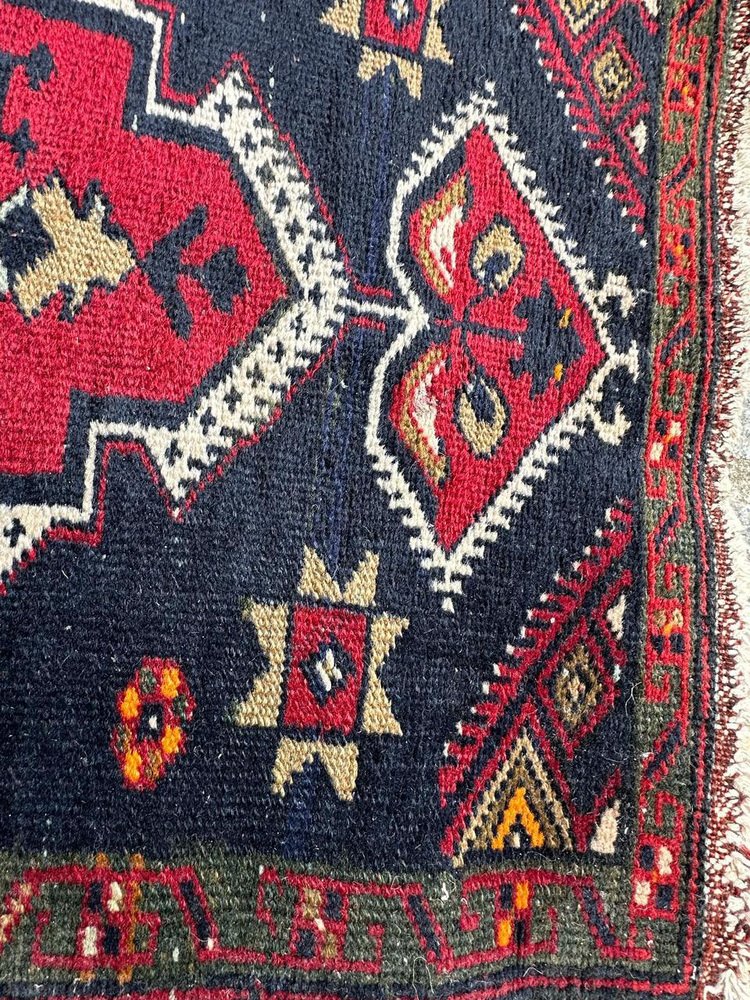 Small Mid-Century Turkish Yastik Rug from Bobyrugs, 1940s