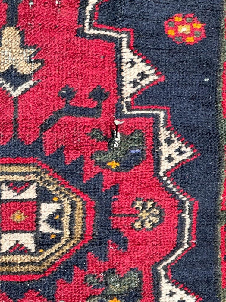 Small Mid-Century Turkish Yastik Rug from Bobyrugs, 1940s