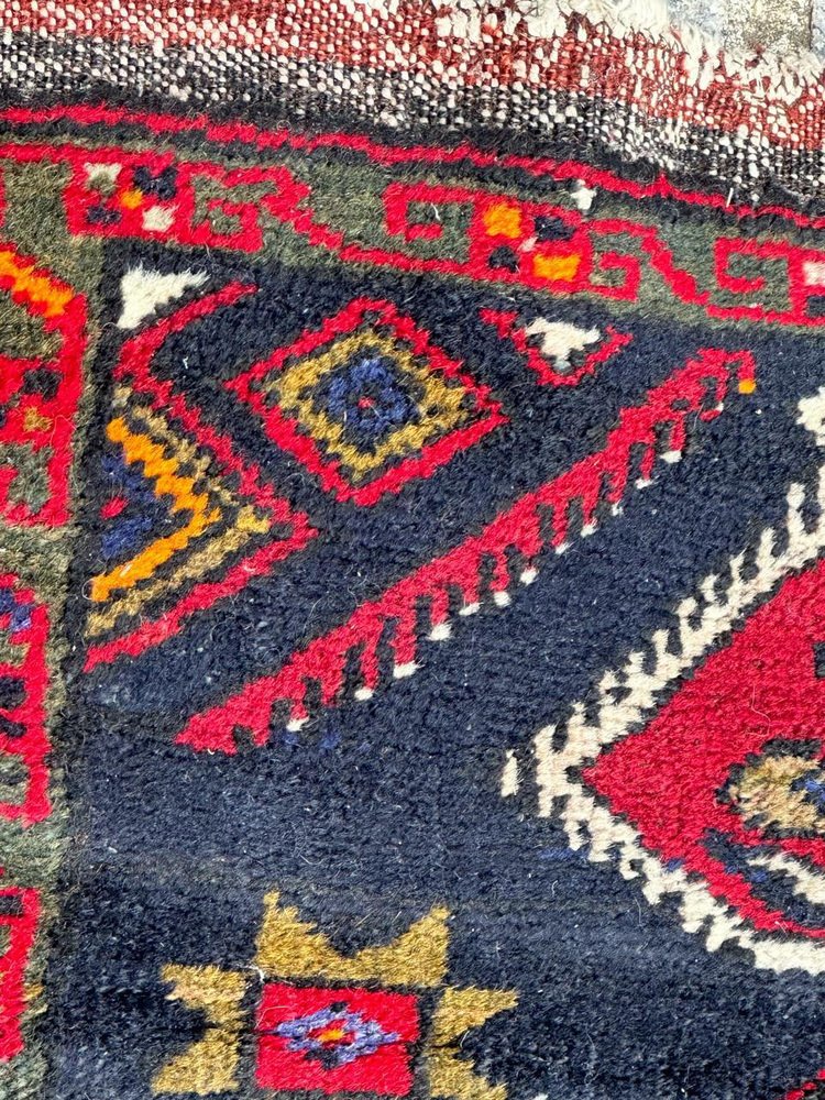 Small Mid-Century Turkish Yastik Rug from Bobyrugs, 1940s