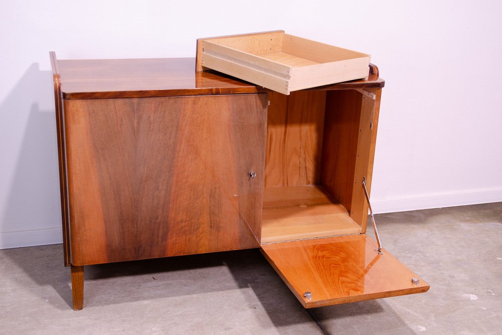 Small Mid-Century TV Cabinet by František Jirák for Tatra, 1960s