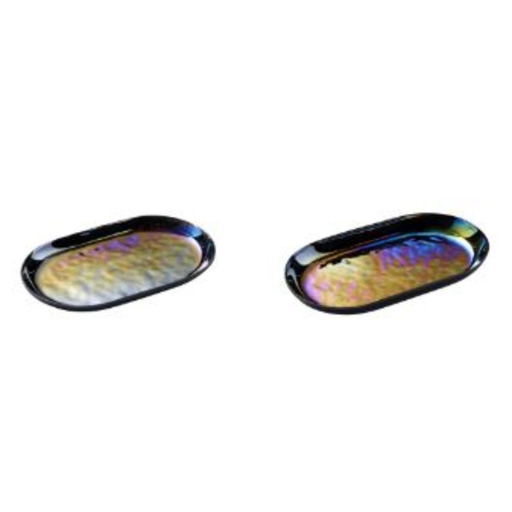 Small Mirage Iris Oval Tray by Radar