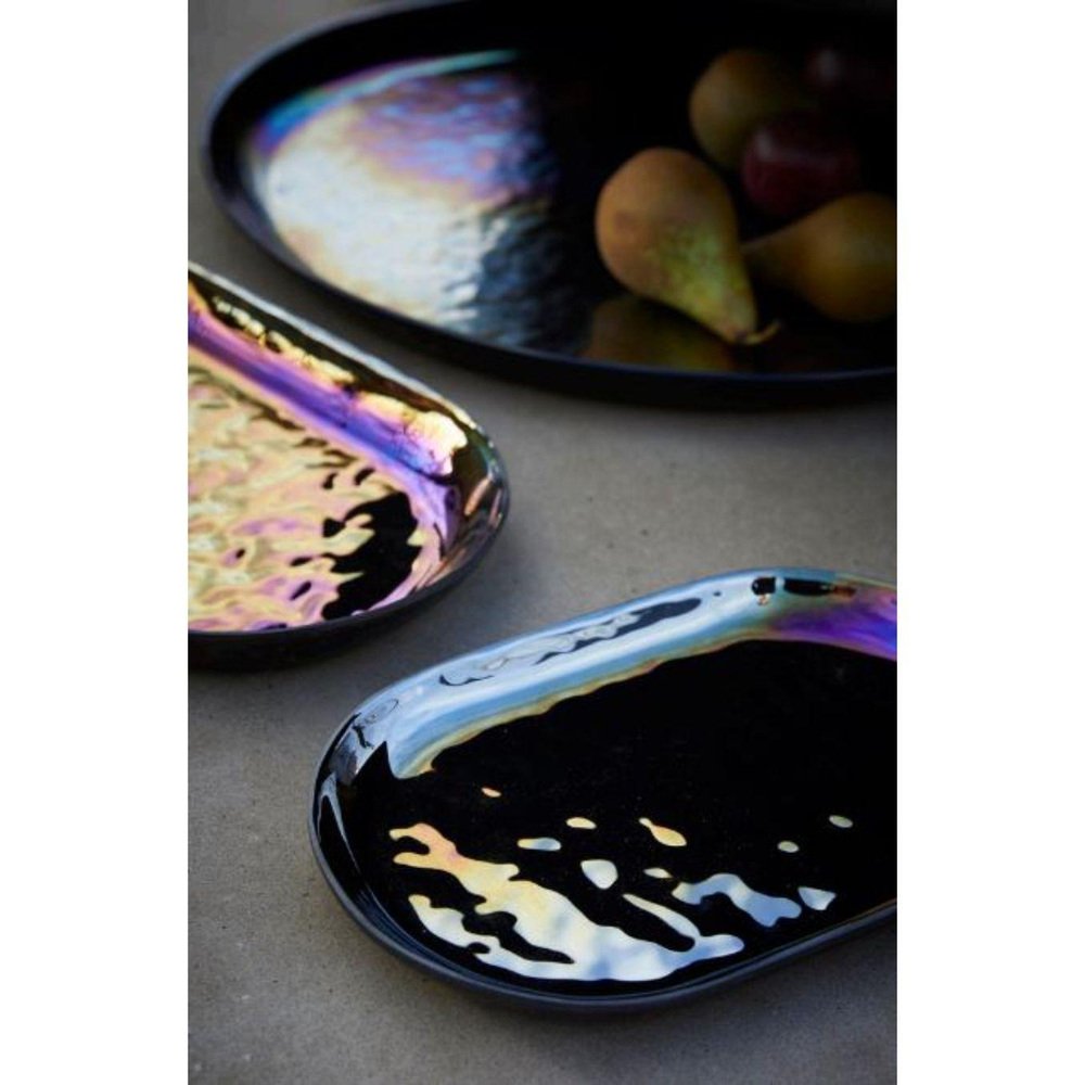 Small Mirage Iris Oval Tray by Radar