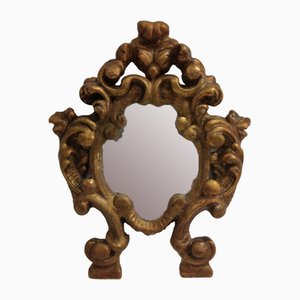 Small Mirror with Carved Gilt Frame, 1800s-ZFY-1720722