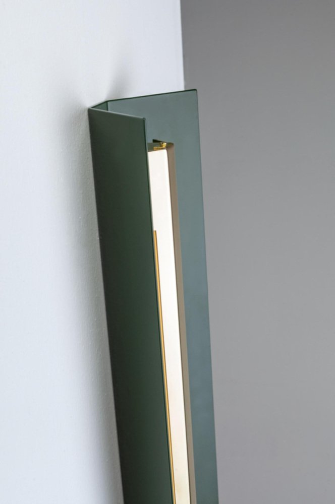 Small Misalliance Ex Bottle Green Wall Light by Lexavala