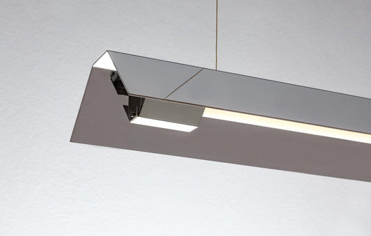 Small Misalliance Inox Suspended Light by Lexavala