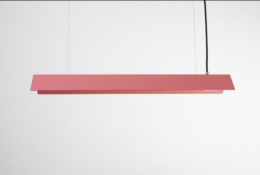 Small Misalliance Ral Pink Suspended Light by Lexavala