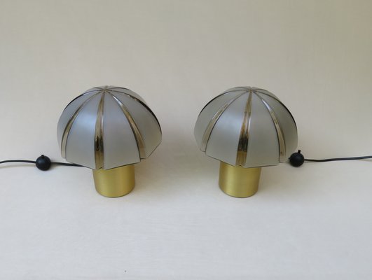 Small Mushroom Table Lamps from Peill & Putzler, 1970s, Set of 2-EY-1168333