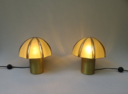 Small Mushroom Table Lamps from Peill & Putzler, 1970s, Set of 2-EY-1168333