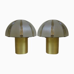 Small Mushroom Table Lamps from Peill & Putzler, 1970s, Set of 2-EY-1168333