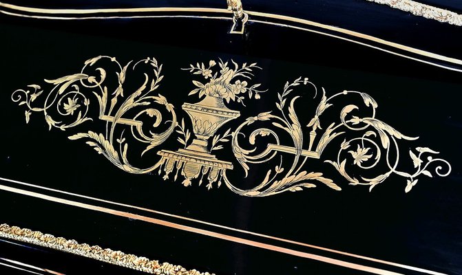 Small Napolean III Desk in Louis XV Style-RVK-1372864