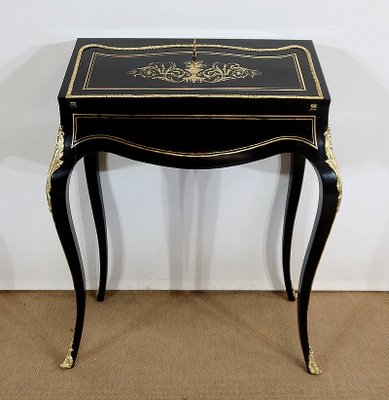 Small Napolean III Desk in Louis XV Style-RVK-1372864