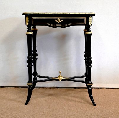 Small Napoleon III Darkened Pear Table-RVK-1393782