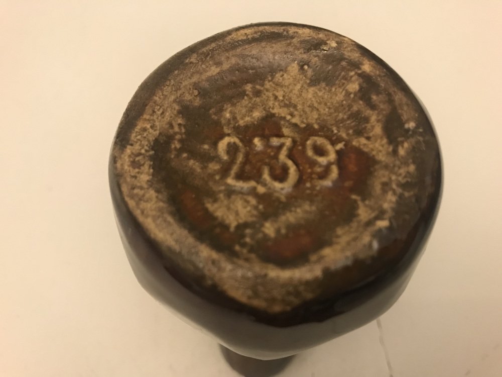 Small Numbered Ceramic Vase, 1920s