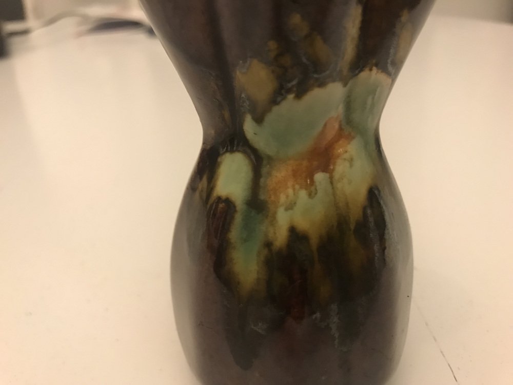 Small Numbered Ceramic Vase, 1920s