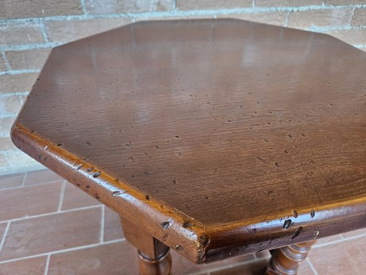 Small Octagonal Coffee Table, Italy, 20th Century-ZUW-1799590