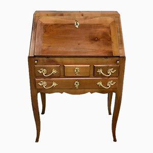 Small Office Slope Birch Desk in the Louis XV Style-RVK-767761