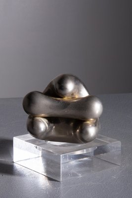 Small Organic Sculpture in Chrome-Plated Metal, 1960-RCE-2043082