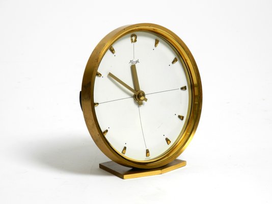 Small Original Brass Table Clock by Kienzle, 1960s-RR-2042108